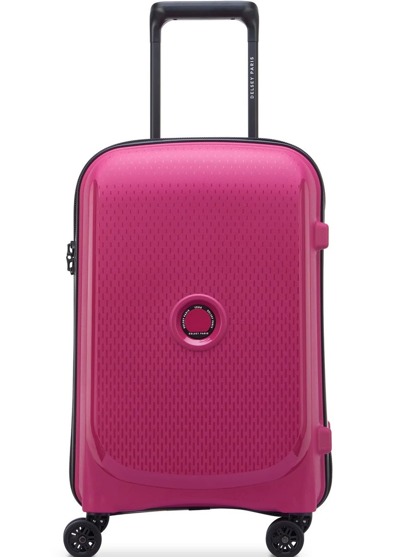 DELSEY Paris Delsey Belmont + 55cm Trolley, Cabin Size, Raspberry Color, TSA Lock, Inner Mesh Zipper Pocket, Hard Top Polycarbonate Material,8 Wheels,5 Years International Warranty. - Image 1